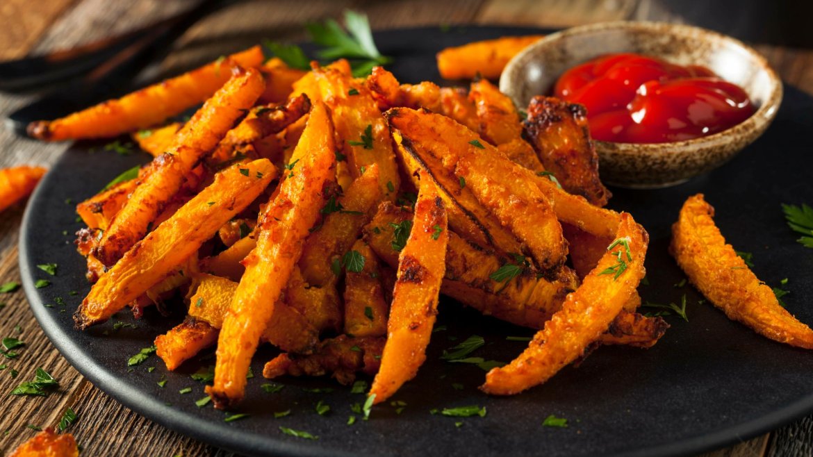 Pumpkin fries 3 ways