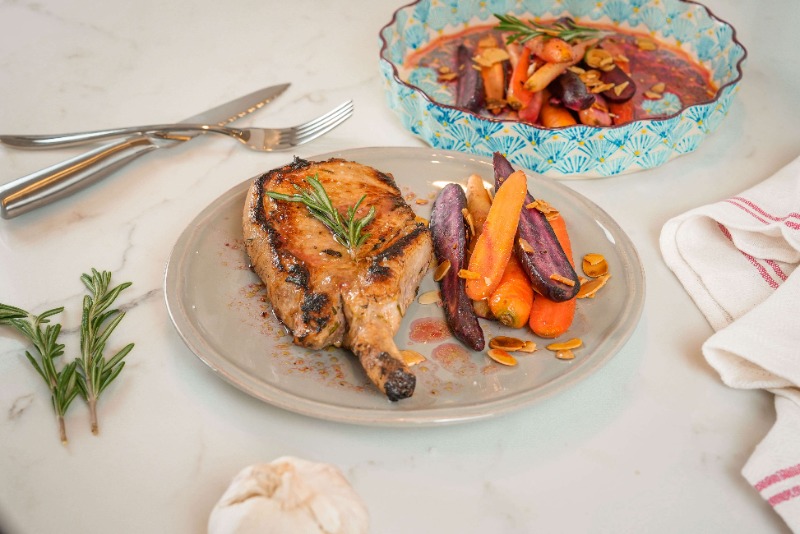 Orange and Rosemary Pork Chops